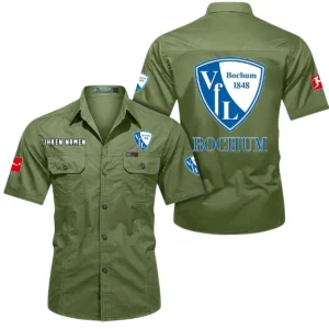 VfL Bochum Hemd mit kurzen Ärmeln, All-Over-Print Kurzarmhemd BDE10051325891 - Fruchtgrün