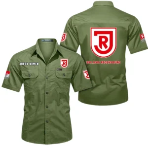Jahn Regensburg Hemd mit kurzen Ärmeln, All-Over-Print Kurzarmhemd BDE10051325906 - Fruchtgrün