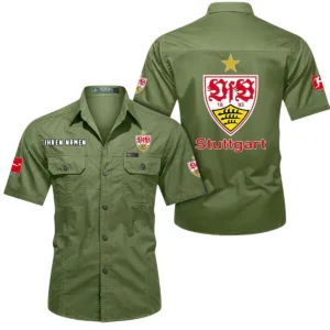 VfB Stuttgart Hemd mit kurzen Ärmeln, All-Over-Print Kurzarmhemd BDE10051325920 - Fruchtgrün