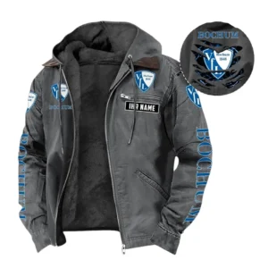 VfL Bochum Hoodie mit Kapuze und Flanell BDE1805092514 - Grau