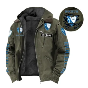 VfL Bochum Hoodie mit Kapuze und Flanell BDE1805092514 - Gr?n