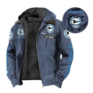 DSC Arminia Bielefeld Hoodie mit Kapuze und Flanell BDE1805092515 - Marineblau