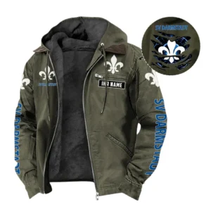 Darmstadt 98 Hoodie mit Kapuze und Flanell BDE1805092526 - Grün