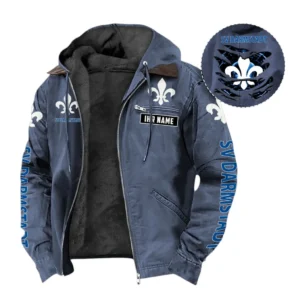Darmstadt 98 Hoodie mit Kapuze und Flanell BDE1805092526 - Marineblau