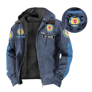Eintracht Braunschweig Hoodie mit Kapuze und Flanell BDE1805092527 - Marineblau