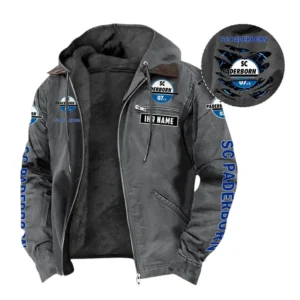 SC Paderborn Hoodie mit Kapuze und Flanell BDE1805092540 - Grau