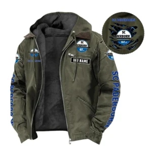 SC Paderborn Hoodie mit Kapuze und Flanell BDE1805092540 - Grün