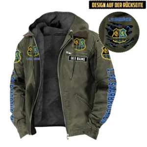 FC Saarbrücken Hoodie mit Kapuze und Flanell BDE1805092543 - Grün
