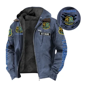 FC Saarbrücken Hoodie mit Kapuze und Flanell BDE1805092543 - Marineblau