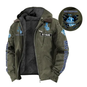 MSV Duisburg Hoodie mit Kapuze und Flanell BDE1805092550 - Grün
