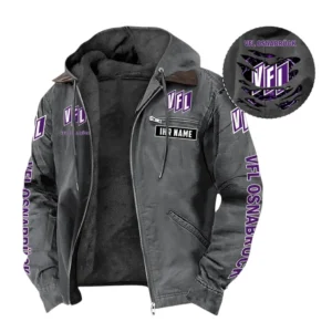 VfL Osnabrück Hoodie mit Kapuze und Flanell BDE1805092551 - Grau