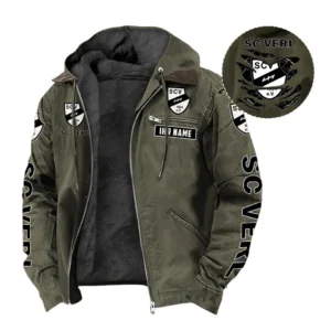 SC Verl Hoodie mit Kapuze und Flanell BDE1805092554 - Grün