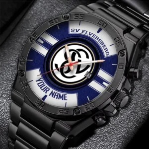 SV Elversberg Uhren Herren, Armbanduhr Für SV Elversberg Fans BDE3204292514 - Blau