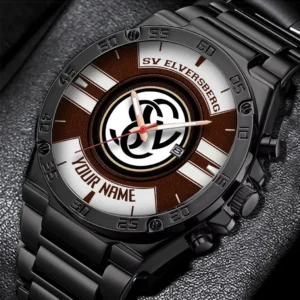 SV Elversberg Uhren Herren, Armbanduhr Für SV Elversberg Fans BDE3204292514 - Braun