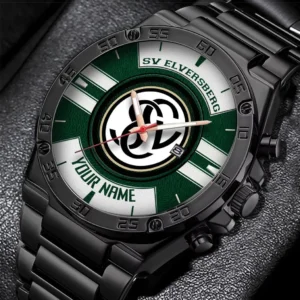 SV Elversberg Uhren Herren, Armbanduhr Für SV Elversberg Fans BDE3204292514 - Grün