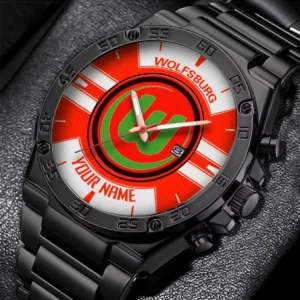 Wolfsburg Uhren Herren, Armbanduhr Für Wolfsburg Fans BDE3204292515 - Orange