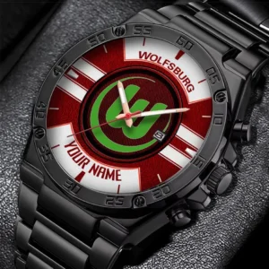 Wolfsburg Uhren Herren, Armbanduhr Für Wolfsburg Fans BDE3204292515 - Rot
