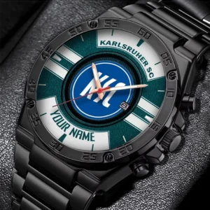 Karlsruher SC Uhren Herren, Armbanduhr Für Karlsruher SC Fans BDE3204292517 - Zyan