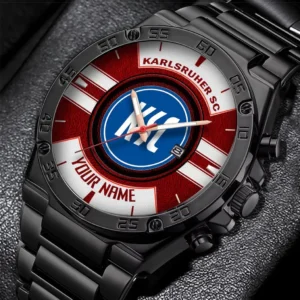 Karlsruher SC Uhren Herren, Armbanduhr Für Karlsruher SC Fans BDE3204292517 - Rot