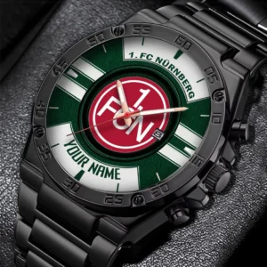 FC Nurnberg Uhren Herren, Armbanduhr Für FC Nurnberg Fans BDE3204292518 - Grün