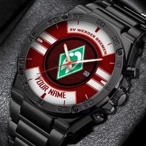 Werder Bremen Uhren Herren, Armbanduhr Für Werder Bremen Fans BDE3204292519 - Rot