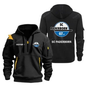SC Paderborn Hoodie Reißverschluss, Kapuzenpullover mit Allover-Druck SC Paderborn BDE3304292508 - Schwarz