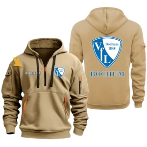 VfL Bochum 1848 Hoodie Reißverschluss, Kapuzenpullover mit Allover-Druck VfL Bochum 1848 BDE3304292509 - Khaki
