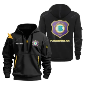 Erzgebirge Aue Hoodie Reißverschluss, Kapuzenpullover mit Allover-Druck Erzgebirge Aue BDE3304292522 - Schwarz