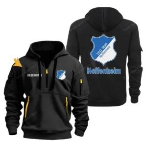 TSG Hoffenheim Hoodie Reißverschluss, Kapuzenpullover mit Allover-Druck TSG Hoffenheim BDE3304292533 - Schwarz