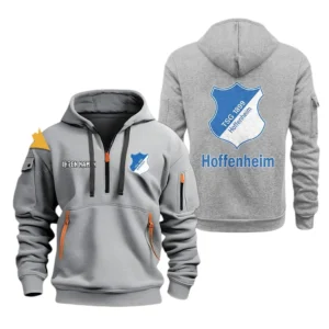 TSG Hoffenheim Hoodie Reißverschluss, Kapuzenpullover mit Allover-Druck TSG Hoffenheim BDE3304292533 - Grau