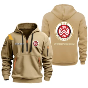 SV Wehen Wiesbaden Hoodie Reißverschluss, Kapuzenpullover mit Allover-Druck SV Wehen Wiesbaden BDE3304292538 - Khaki
