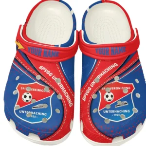 SpVgg Unterhaching Crocs Clogs mit Allover-Druck BDE3404292504 - Weiß