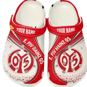 FSV Mainz 05 Crocs Clogs mit Allover-Druck BDE3404292506 - Weiß
