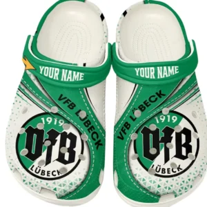 VfB Lübeck Crocs Clogs mit Allover-Druck BDE3404292507 - Weiß