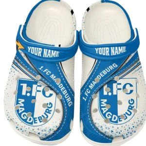 FC Magdeburg Crocs Clogs mit Allover-Druck BDE3404292515 - Weiß