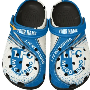 FC Magdeburg Crocs Clogs mit Allover-Druck BDE3404292515 - Schwarz