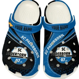 SC Paderborn Crocs Clogs mit Allover-Druck BDE3404292522 - Weiß