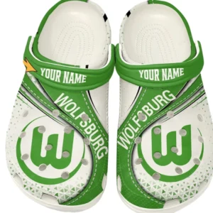 VfL Wolfsburg Crocs Clogs mit Allover-Druck BDE3404292524 - Weiß