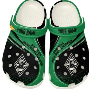 Borussia Monchengladbach Crocs Clogs mit Allover-Druck BDE3404292525 - Weiß