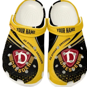 Dynamo Dresden Crocs Clogs mit Allover-Druck BDE3404292526 - Weiß