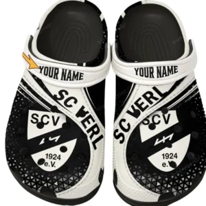SC Verl Crocs Clogs mit Allover-Druck BDE3404292537 - Schwarz