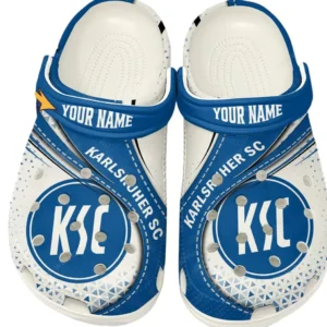 Karlsruher SC Crocs Clogs mit Allover-Druck BDE3404292542 - Weiß