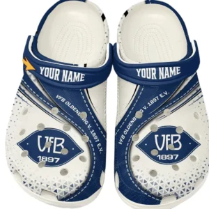 VfB Oldenburg v. 1897 e.V. Crocs Clogs mit Allover-Druck BDE3404292543 - Weiß