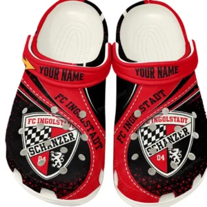 FC Ingolstadt Crocs Clogs mit Allover-Druck BDE3404292547 - Weiß