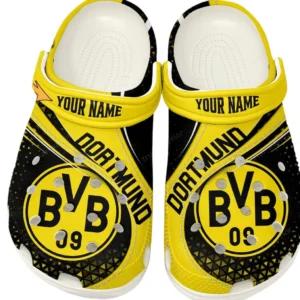Borussia Dortmund II Crocs Clogs mit Allover-Druck BDE3404292551 - Weiß
