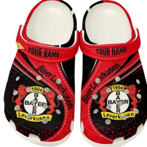 Bayer 04 Leverkusen Crocs Clogs mit Allover-Druck BDE3404292558 - Weiß