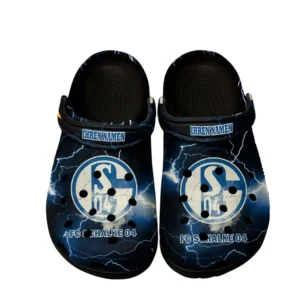 FC Schalke 04 Crocs Clogs mit Allover-Druck BDE3505072523 - Schwarz