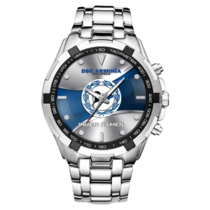DSC Arminia Bielefeld Armbanduhr Silberfarbe Herren Sportliches BDE3705072529