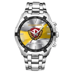 Dynamo Dresden Armbanduhr Silberfarbe Herren Sportliches BDE3705072540