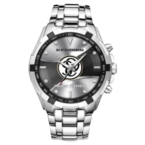 SV 07 Elversberg Armbanduhr Silberfarbe Herren Sportliches BDE3705072543